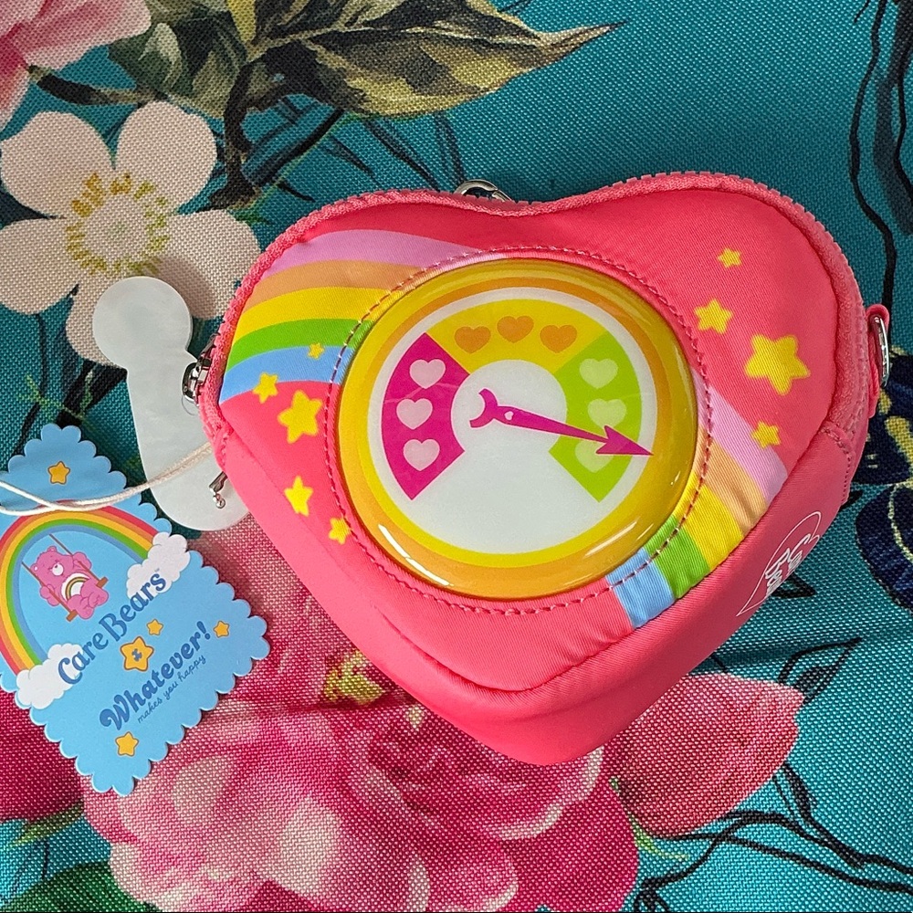 CARE BEARS THE CARING METER PADDED NYLON CROSSBODY BAG